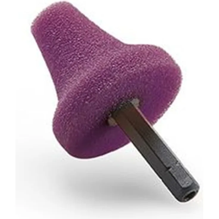 Flex Polierschwamm PK-V Violett 35 HEX 5 Stück, Kegelform 517.801