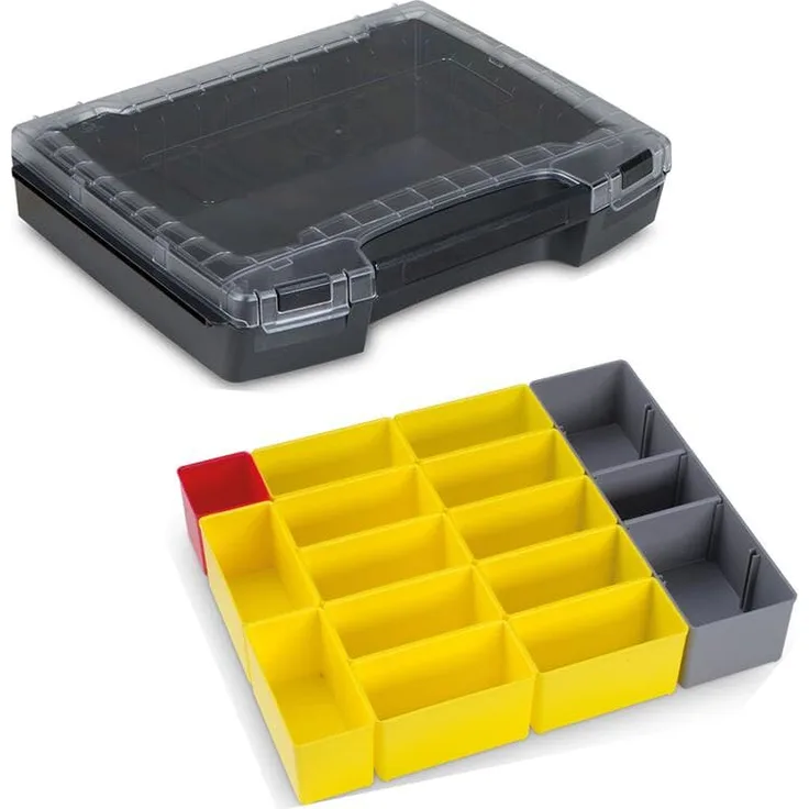 Sortimo Sortiments Kleinteile Koffer i-Boxx 72 schwarz mit Insetboxenset B3