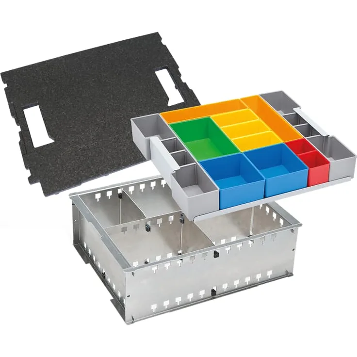 Sortimo Trennblech-Komplettset LB 238 inkl. Insetboxenset H3 + Polster