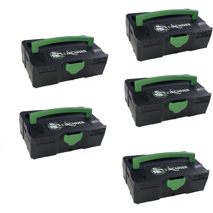 Tanos 5x Micro-Systainer Festool komp. T-Loc Kirchner Edition 31,3x105x65 mm