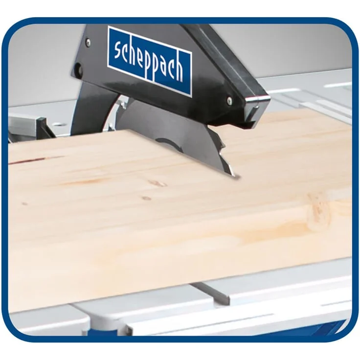 Scheppach Tischkreissäge HS100S | 230V 2000W | Schnitthöhe 85mm | Sägeblatt  250mm | inkl. Tischverbreiterungen und Untergestell | Tischgröße mit Verbreiterung 642 x 940 mm | Tischhöhe 830mm – Bild 5