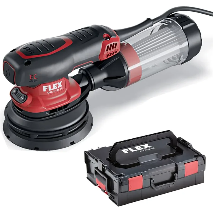 Flex Exzenterschleifer ORE 2-125 EC, Ausführung: 468.886, inkl. L-BOXX