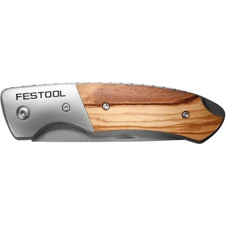 Festool KN-FT1 Messer Taschenmesser Klappmesser Arbeitsmesser mit holzverkleidetem Griff ( 203994 ) – Bild 1