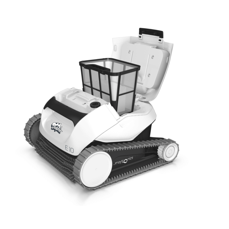 Maytronics Dolphin E10 Poolroboter - 6,3 kg Bodenreiniger 27 cm Reinigungsbreite, für Pools bis 8 m Länge inkl. Scan-Software – Bild 3