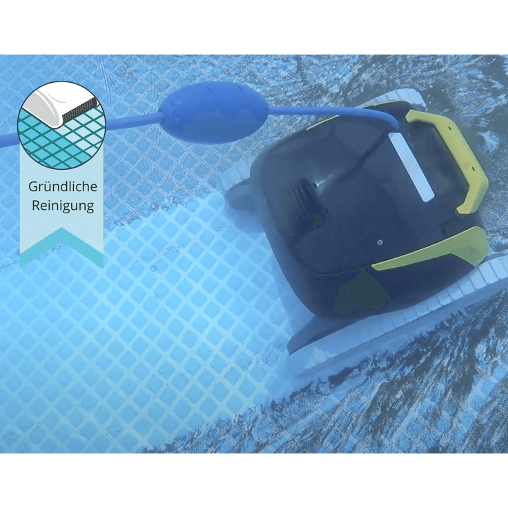 Maytronics Dolphin E25 Poolroboter, Wand- und Bodenreiniger, geeignet für Pools bis 8 m, 15 m³/h Saugrate, 15 m Kabellänge – Bild 6