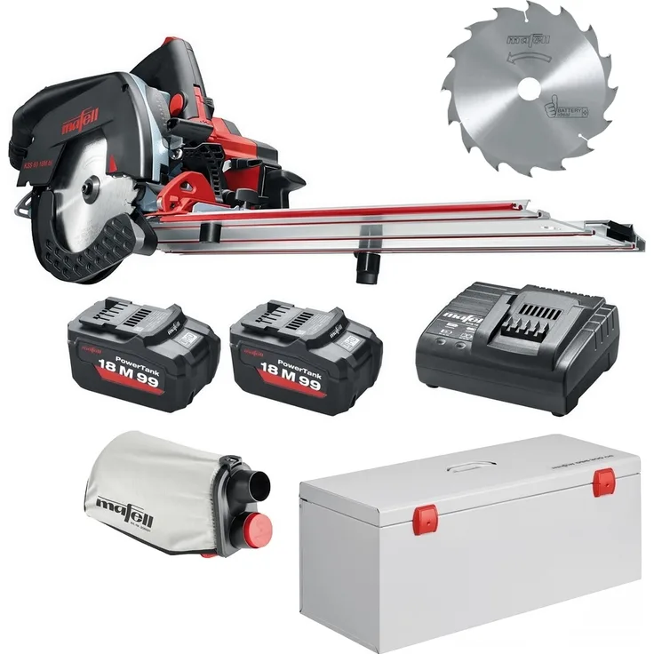 Mafell Kapp-Sägesystem KSS60 18M bl + TK + HM-Blatt 185x1,8x1,2x20 Z16 WZ DEAL49