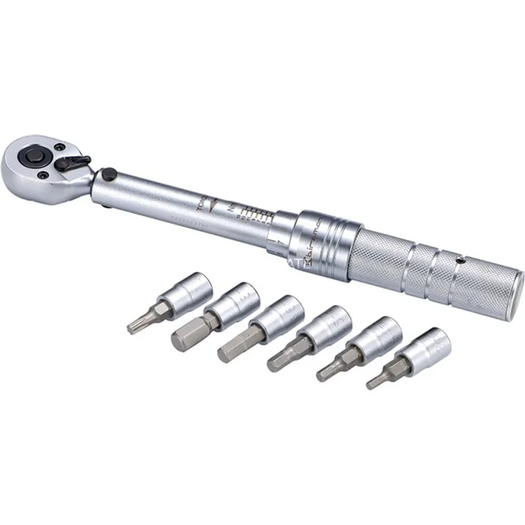 Birzman Drehmoment- Schlüssel Set 3-15Nm Drehmomentschlüssel, silber, 7-teilig