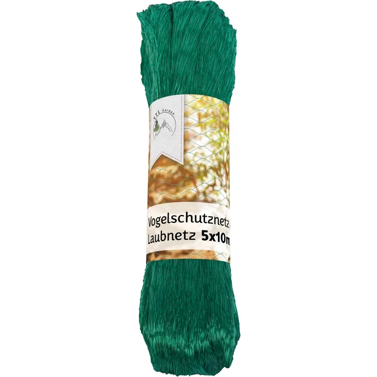 TTL Garden Vogelschutznetz und Laubnetz 5 x 10 Meter - Vogelabwehr Teichnetz Laubschutznetz Beetschutz