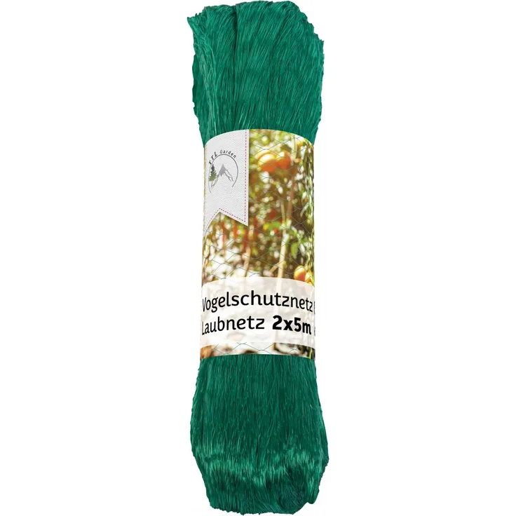 TTL Garden Vogelschutznetz und Laubnetz 2 x 5 Meter - Vogelabwehr Teichnetz Laubschutznetz Beetschutz