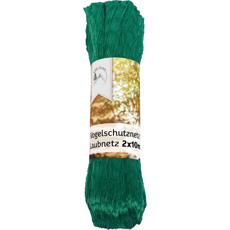 TTL Garden Vogelschutznetz und Laubnetz 2 x 10 Meter - Vogelabwehr Teichnetz Laubschutznetz Beetschutz
