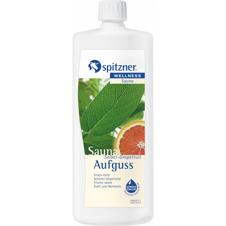 Spitzner Saunaaufguss Salbei Grapefruit 1L 8850052 – Bild 1