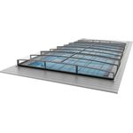 Poolüberdachung PRESTIGE - UV-Klarglas - Aluminium Struktur 3,25 x 10,81 m