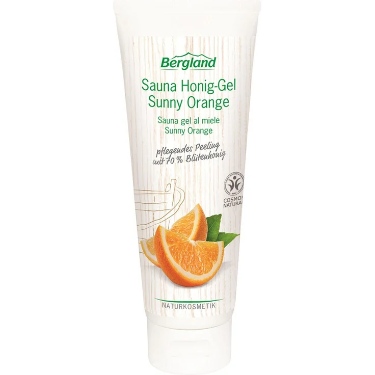 Bergland - Sauna Honig Gel Sunny Orange - 125g – Bild 1
