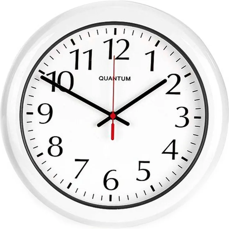 Dampfbad Wanduhr Ø 310 mm weiß