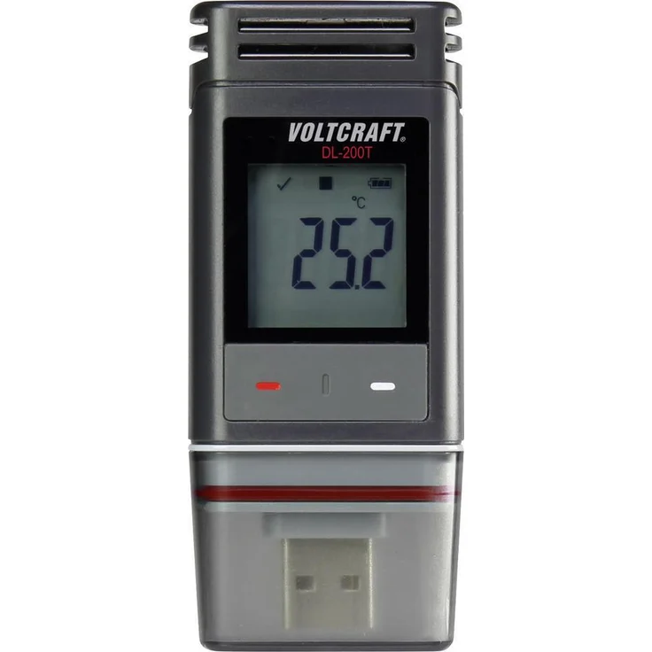 VOLTCRAFT Temperatur-Datenlogger DL-200T Messgröße Temperatur -30 bis +60 °C PDF Funktion (DL-200T) – Bild 1
