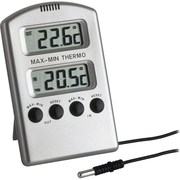 TFA 30.1020 Digitales Innen-Außen-Thermometer inkl. Z-Batterie – Bild 1