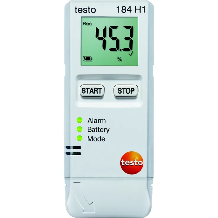 Testo 184 H1 Multi-Datenlogger Kalibriert nach DAkkS Messgroesse Temperatur