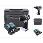 Makita DHP484SAXW Akku Schlagbohrschrauber 18 V 54 Nm Brushless Weiß + 2x Akku 2,0 Ah + Ladegerät + Makbox