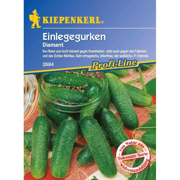 Kiepenkerl Einlegegurken Traubengurken Diamant parthenocarp tolerant