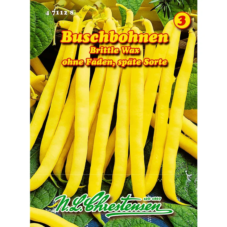 N.L. Chrestensen Buschbohnen, Brittle Wax – Bild 1