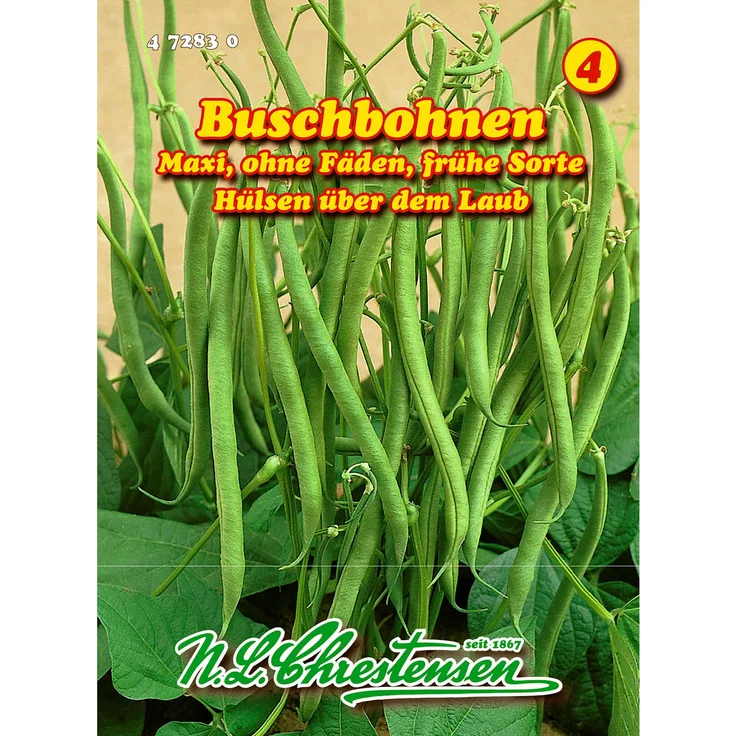 N.L. Chrestensen Buschbohnen, Maxi, GS – Bild 1