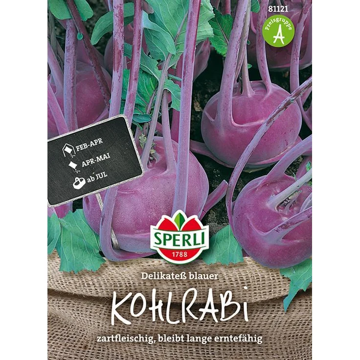 Sperli Kohlrabi Delikateß blauer – Bild 1