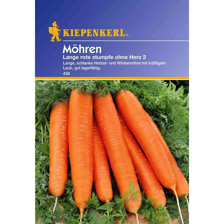 Kiepenkerl Möhren Lange rote stumpfe ohne Herz2 Portion
