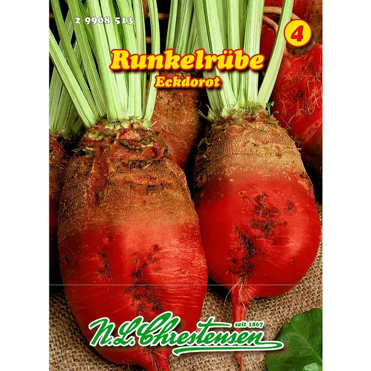 N.L. Chrestensen Runkelrübe, Eckdorot (Typ Rote Walze) 25 g