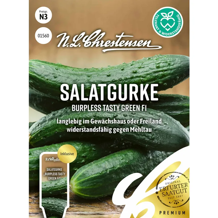 N.L. Chrestensen Salatgurke Burpless Tasty Green F1