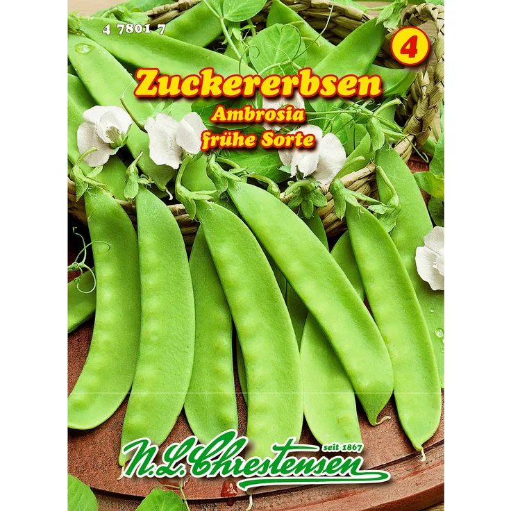 N.L. Chrestensen Zuckererbsen, Ambrosia für ca. 12 lfd. Meter
