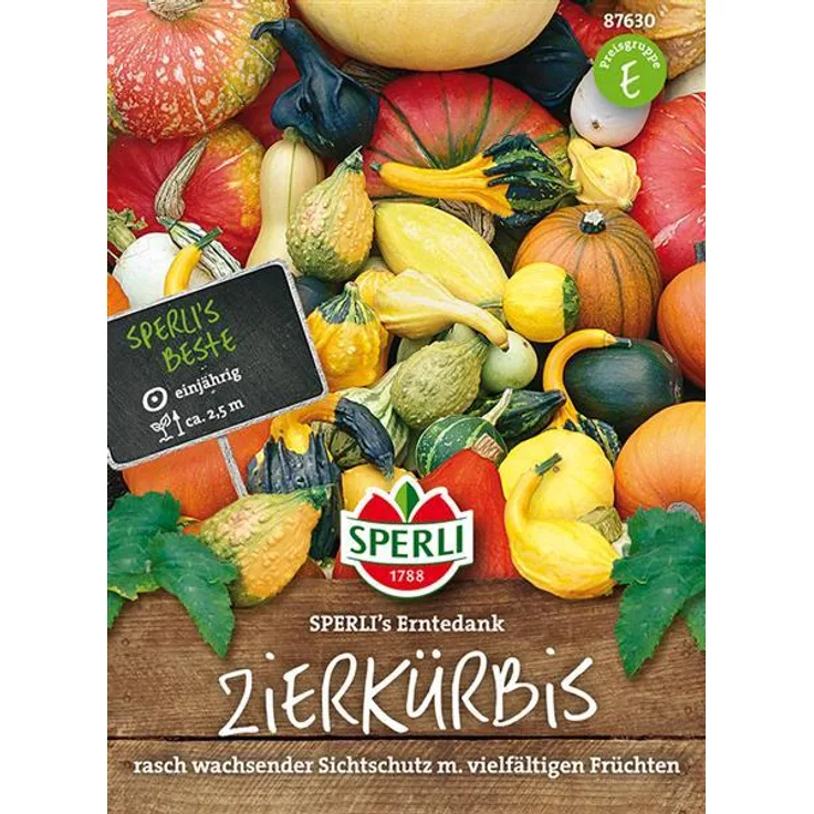 Sperli Zierkürbis Erntedank groß- und kleinfrüchtige Mischung