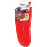 Mastrad Silikonhandschuh mit Baumwollfutter, Grillhandschuh, Kochhandschuh, Silikon, Baumwolle, Mohnrot, F82315