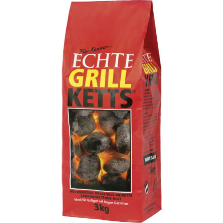 Grill Ketts Holzkohle Grillkohle 3,0 kg Beutel
