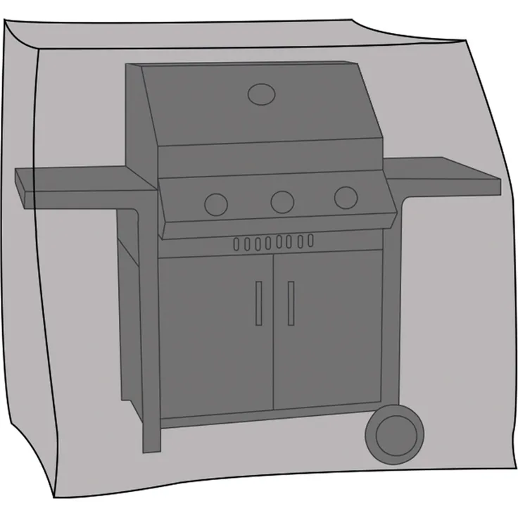 LEX Schutzhülle Deluxe für Elektro-Gas-Gartengrill, 143,5 x 60 x 117,9 cm, Tragetasche