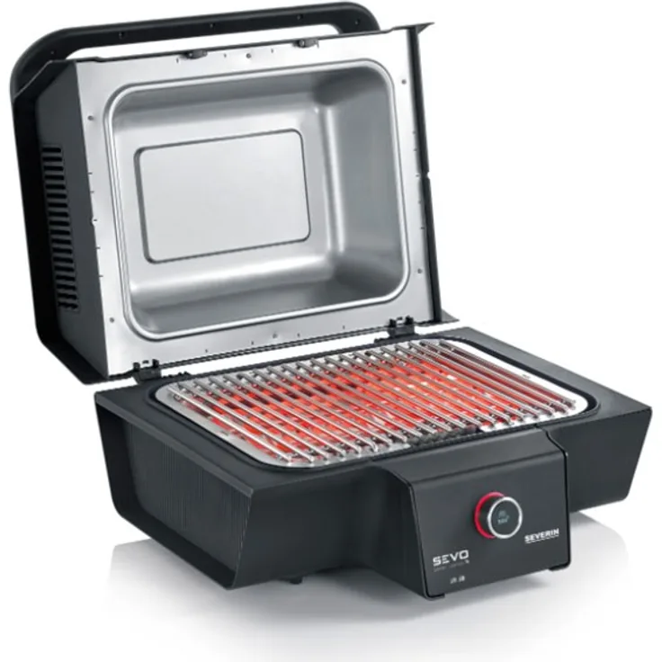 SEVERIN PG 8138 SEVO SMART CONTROL GT Tischgrill mit Deckel