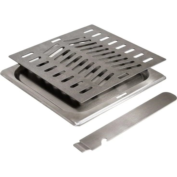 TAINO Set Zubehör Beef-Grill Gas Edelstahl Rost Fettwanne Beef-Maker