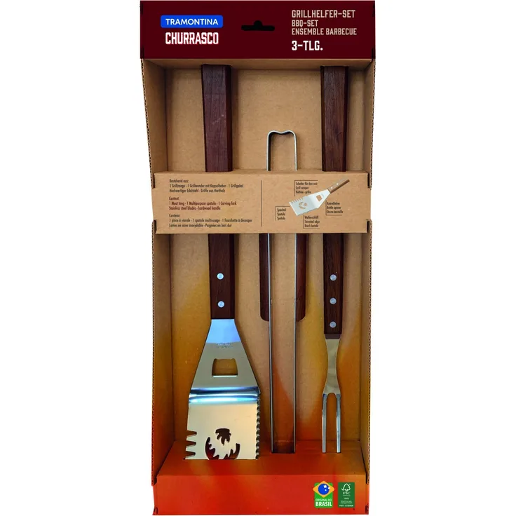 Tramontina Grillhelfer Set, 3-teilig