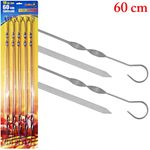 Schaschlik Spieße Edelstahl 10 Stück 60 cm Mangal Grill Schampura