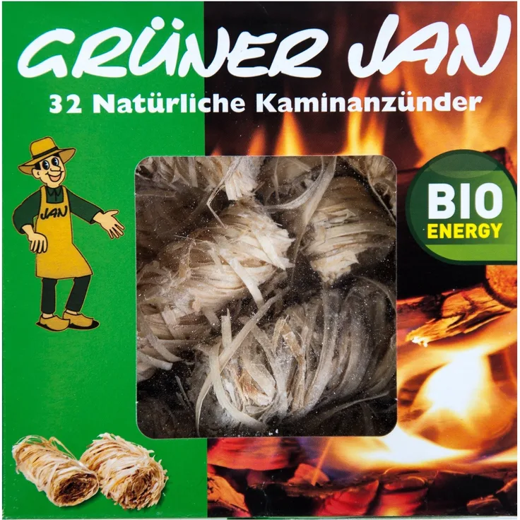 32 Öko Kaminanzünder Grillanzünder Holzanzünder Kohleanzünder Wachs Holzwolle