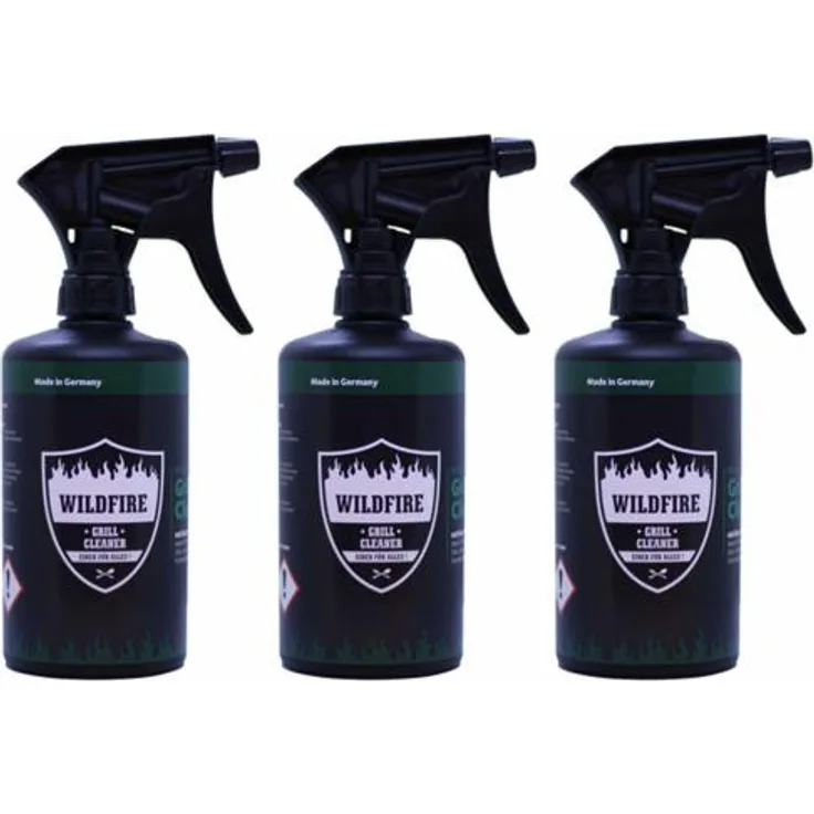3 x Wildfire Grill Cleaner 0,5 Liter