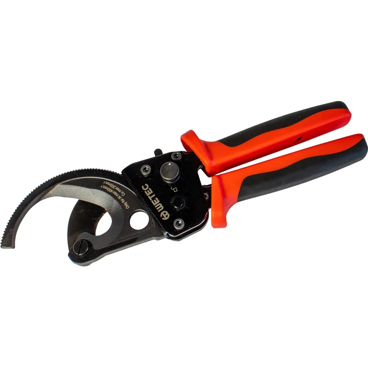 WETEC Ratschen-Kabelschneider, 250 mm (Einhand-Ratschen-Kabelschneider)