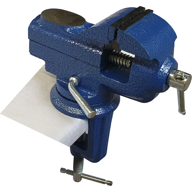 VaGo Schraubstock 50 mm Werkbank drehbar Werkbankschraubstock 360° drehbar
