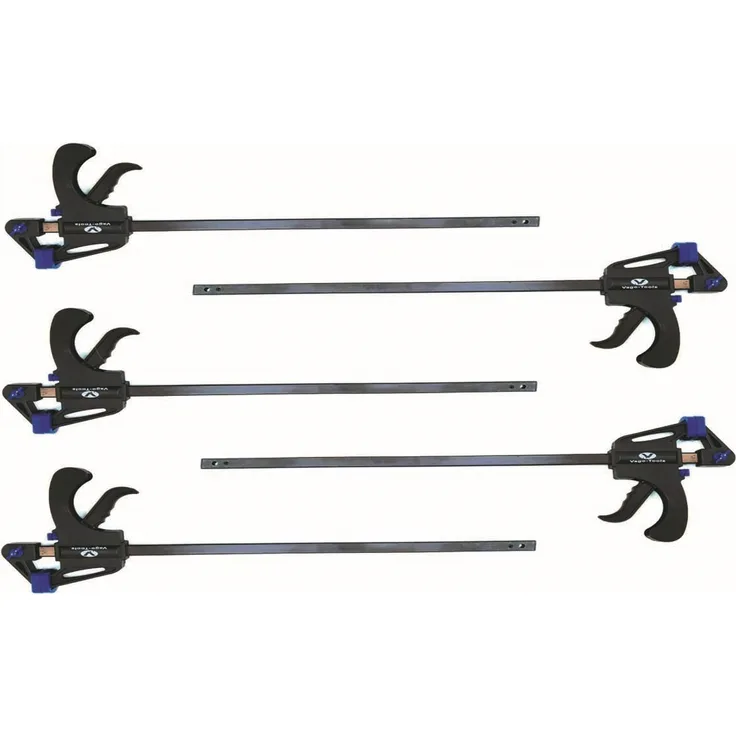 5x Schnellspannzwinge 450 mm Einhandzwinge Klemmzwinge Schraubzwingen