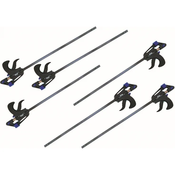 6 Stück Schnellspannzwinge 450mm Einhandzwingen Klemmzwinge Zwingen Leimzwingen