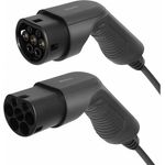 Deltaco EV-1205 Elektroauto EV Ladekabel 5m 1-phasig IEC Typ 2 auf Typ 2 - 16A 3