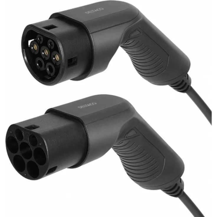 Deltaco EV-1205 Elektroauto EV Ladekabel 5m 1-phasig IEC Typ 2 auf Typ 2 - 16A 3 – Bild 1