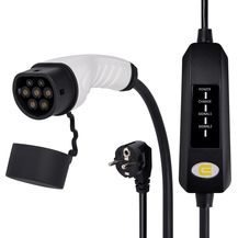 Bild für ABSINA Elektroauto Ladekabel 3,7KW T2  6m Typ2 Schutzkontakt