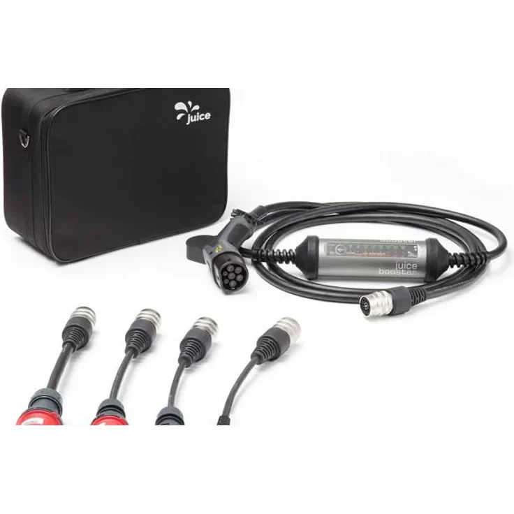 JUI BOOSTER 2 German Traveller Set, mit 4 Adaptern, mobile Ladestation, Wallbox 22 kW, 11 kW (EL-JB2G2) – Bild 1