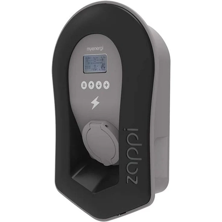 ZAPPI Wallbox (22 kW) für PV-Überschussladung - Schwarz, Typ 2 Stecker, 43,9x28,2x12,2 cm, 32 A – Bild 1
