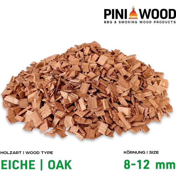 5 Kg Räucherchips Eiche 8-12 mm Smoking Chips Räucherspäne 18 Liter